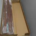 Eclipse 2in. Faux Wood Blinds, 35"W x 72"L in Dark Oak - Cordless Window Blinds, Certified Safe for Children & Pets, Light Filtering, Wand Tilt and Smooth Easy Operation, Window Shades for Home