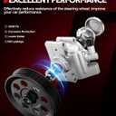 Torchbeam Power Steering Pump Compatible with 1990-1996 F150; Bronco; F350, 1990-1997 F250, 20-7272 Power Steering Pump with Reservoir