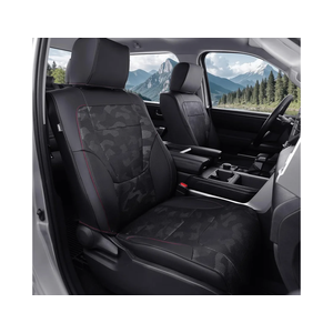 for Toyota Tundra Seat Covers 2022 2023 2024 2025 2026, Tundra 2025 Accessories 2022-2024 2025 2026 Crewmax/Double Cab (SR/SR5), Black Camo, Full Set