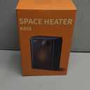 Lerat Electric Space Heater, Small Heater for Indoor Use, 1200W PTC Fast Heating Portable Heater, Overheat & Tip-Over Protection, Heating & Fan Modes for Bedroom, Office, Camping, Black