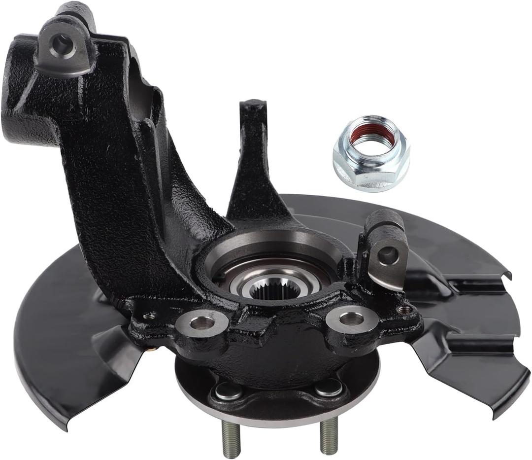 Steering Knuckle Wheel Bearing Hub Assembly Front Right Passenger Side Compatible with 2013-2019 Ford Escape, Replace LK144 CV6Z2K004C
