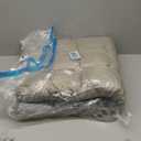 Bench Cushion for Indoor Furniture 46.5 x 19 inch Rectangle Bench Seat Cushion for Bay Window Entryway Bench Thick Textured Chair Cushion with Non-Slip Backing 1 Pack, Light Grey