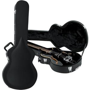 Gator Cases Hard-Shell Wood Case for Semi-Hollow Guitars, Fits Gibson 335 (GWE-335)