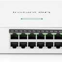 HPE Networking Instant On Switch Series 1830 24-Port Gb Smart-Managed Layer 2 Ethernet Switch with PoE | 24x 1G | 2X SFP | 12x CL4 PoE (195W) | Fan-Less | US Cord (JL813A#ABA)