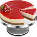 12'' Cake Stand, Cake Spinner Cake Decorating Supplies, Round Decorating Turntable Revolving Aluminum Table Holder Baking Display Tray Plate Tools Accessories for Birthday Wedding Party