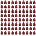 80pcs Mouse Sander Sandpaper Assortment 6 Holes, Mouse Sanding Pads, 40 60 80 100 120 150 220 320 Grit Detail Sand Paper Mouse Sand Paper Sander Sanding Disc Mouse Sander Pads