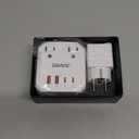 Upgraded 2000W Voltage Converter US to Europe for Hair Dryer- DOACE 220V to 110V Converter for European Travel, Power Converter Adapter Combo with 2 PD/2 QC & UK/AU/US/IT/European Travel Plug Adapters