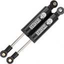 4Pcs Shock Absorber Damper Internal Spring 90mm Aluminum Alloy Shocks Compatible with Axial SCX10 90046 HSP HPI Traxxas TRX4 Redcat 1/10 RC Crawler Car (Black)