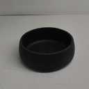 Olly & Rose Copenhagen Large Ceramic Planter Bowl Shallow Plant Pot - Matt Black Flower Pot Indoor and Outdoor Garden Dcor