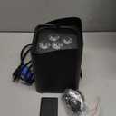 Battery Powered Uplights Rechargeable Par Can 6x18W RGBWA+UV LED Uplight 9600 mAh APP/Remote/DMX512 Control Stage Lights Uplighting Indoor for Wedding DJ Church Christmas Dance (1Pc)