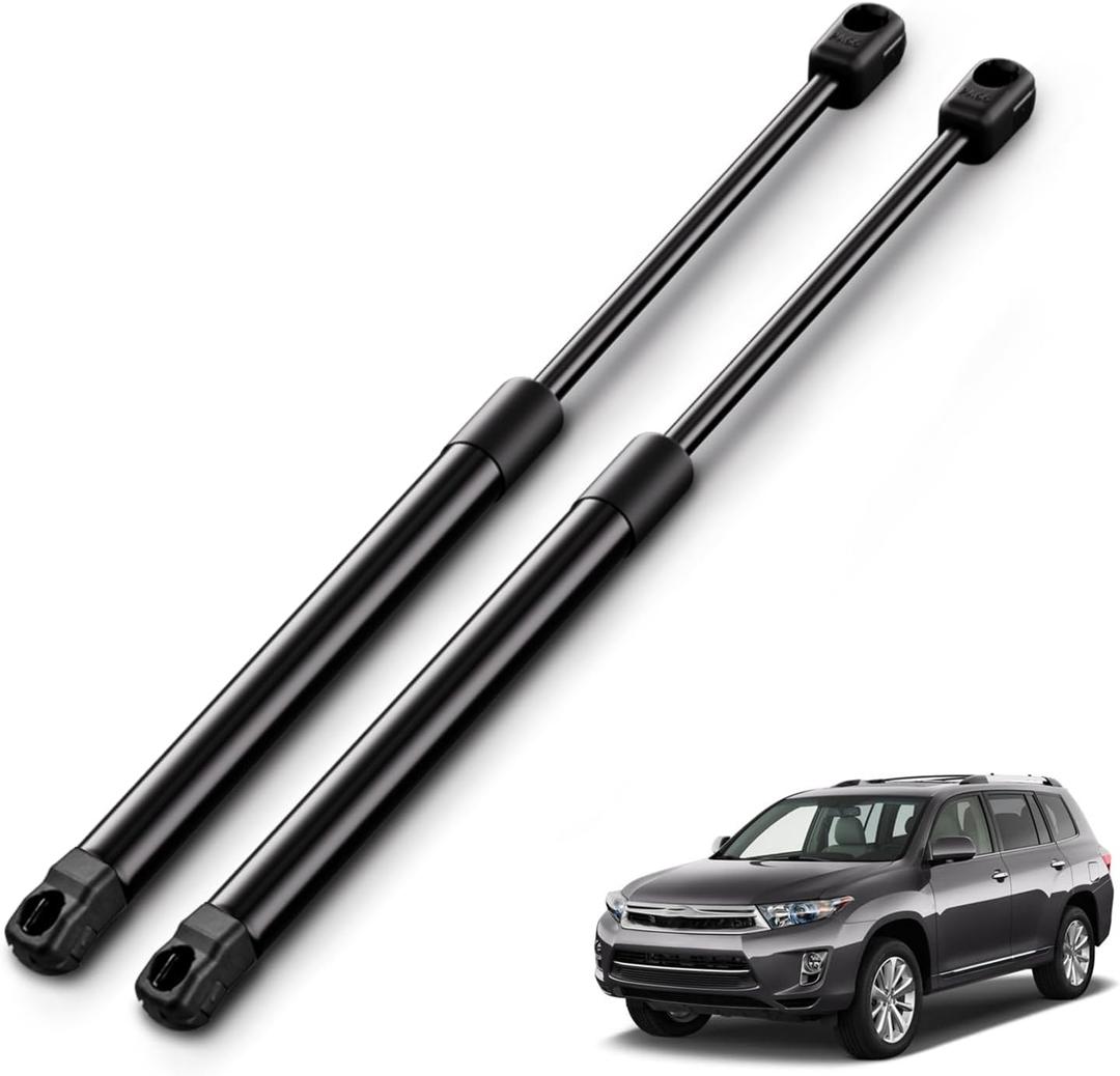 ARANA Rear Window Struts for 2007-2013 Toyota Highlander, PM1080 Rear Glass Window Shocks Fits Toyota Highlander Base/Limited/SE(Not The Liftgate), 2 Pcs