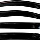 KPY Window Visor Rain Guard for 2002-2008 Dodge Ram 1500 Quad Cab, Tape-On Window Deflectors Vent Visor Shades for 03-09 Dodge Ram 2500 3500, 2002 2003 2004 2005 2006 2007 2008 (Quad/Extended Cab)