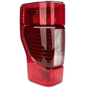 MiKaFex Left Driver Side Rear Tail Light Assembly Compatible with 2020 2021 2022 Ford F250 F350 Super Duty Rear Taillight Tail Lamp Halogen Brake Lamp(NO- LED)(w Blind Spot)