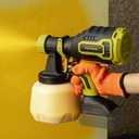 Cordless Paint Sprayer Compatible with Dewalt 20V Battery(Battery Not Included),1000ml/min High Flow,1200ml Container,150 Din/s Max Viscosity,Paint Sprayer for Furniture & Cabinets