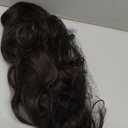 Curly Synthetic Hair Wig Clip Extensions for Women Light Brown Jaw Clip Ponytail Hairpiece Comfortable and Natural Look for Daily Wear and Special Occasions