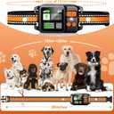 GPS Wireless Dog Fence System, Electric Dog Fence Using GPS Electric Satellite Technology, IPX7 Waterproof Rechargeable Design, GPS Dog Collar Has 2 Modes Circular and Free-Form Fence
