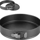 11 Inch Springform Cake Pans, Nonstick Cheesecake Pans with Leakproof Buckle and Removable Bottom Design, Large Carbon Steel Baking Pan with Honeycomb Texture for Home, Dessert Shops
