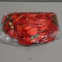 Christmas Bows for Gift Wrapping, 24 Elastic Red Stretch Loops with Bows,3 Sizes Red Bows Ribbon Crafts Perfect Boxes, Party Favors and Weddings