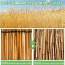 Natural Reed Fencing,Privacy Fence Bamboo-Like Reed Screen Curtain Natural Fencing for Garden,Balcony,Outdoor,Backyard Patio Decors Fence Rolls-Brown,4FT X 16.4FT
