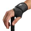 Wrist Brace with Soft Thumb Opening for Mild Carpal Tunnel Tendonitis Arthritis Sprains (Not for Thumb), Compression Hand Brace for Women Men, Wrist Support for Sports Work Type Sleep, FSA Eligible, Black (Right)