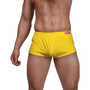 TADUANO Men's Underwear Boxer Trunk Low Rise Sexy Fashion Short Comfortable Sport Underpants(Yellow, 2XL)