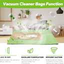 25 Pack Vacuum Bags Replacement (Green), Fit for Oreck Type CC XL XL2 XL7 XL21 Upright Vacuum Cleaners, Oreck XL Vacuum Bags, Compatible with All Oreck XL Upright Vacuums Systems Part CCPK8, CCPK8DW