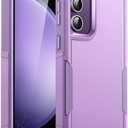 JETech Case for Samsung Galaxy S23 FE 6.4-Inch, Heavy Duty Dual-Layer Protection, Rugged Tough Shockproof Phone Cover with Matte Design (Light Purple)