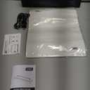 Portable Printer Wireless for Travel, D80 Thermal Printer, Inkless Printers, Compatible with iOS, Android, Laptop, Supports 8.5" x 11" US Letter & A4 & A5 for Home Use, Office, Vehicles, Black