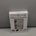 Magnetic Thermal Insulated Door Curtain - Fit Door Size 72x80 Inch Waterproof Bubble Wrap Door Cover Light Filtering Screen Door, Keep Warm in Winter Cool in Summer, Kid & Pet Friendly (Black)