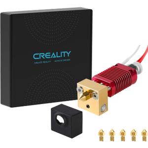 Ender 3 Hotend, Authentic Creality Assembled Hotend Kit 3D Printer Parts with 5X 0.4mm Nozzles for Ender 3 Ender 3 V2 and Ender 3 Pro