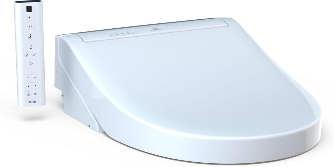 TOTO WASHLET C5 Electronic Bidet Toilet Seat with PREMIST and EWATER+ Wand Cleaning, Round, Cotton White - SW3083#01