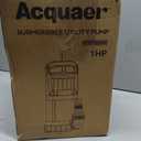 Acquaer 1HP Sump Pump, 4345GPH Submersible Water Pump for Water Removal in Hot Tubs, Pools, Basements, and Garden Ponds