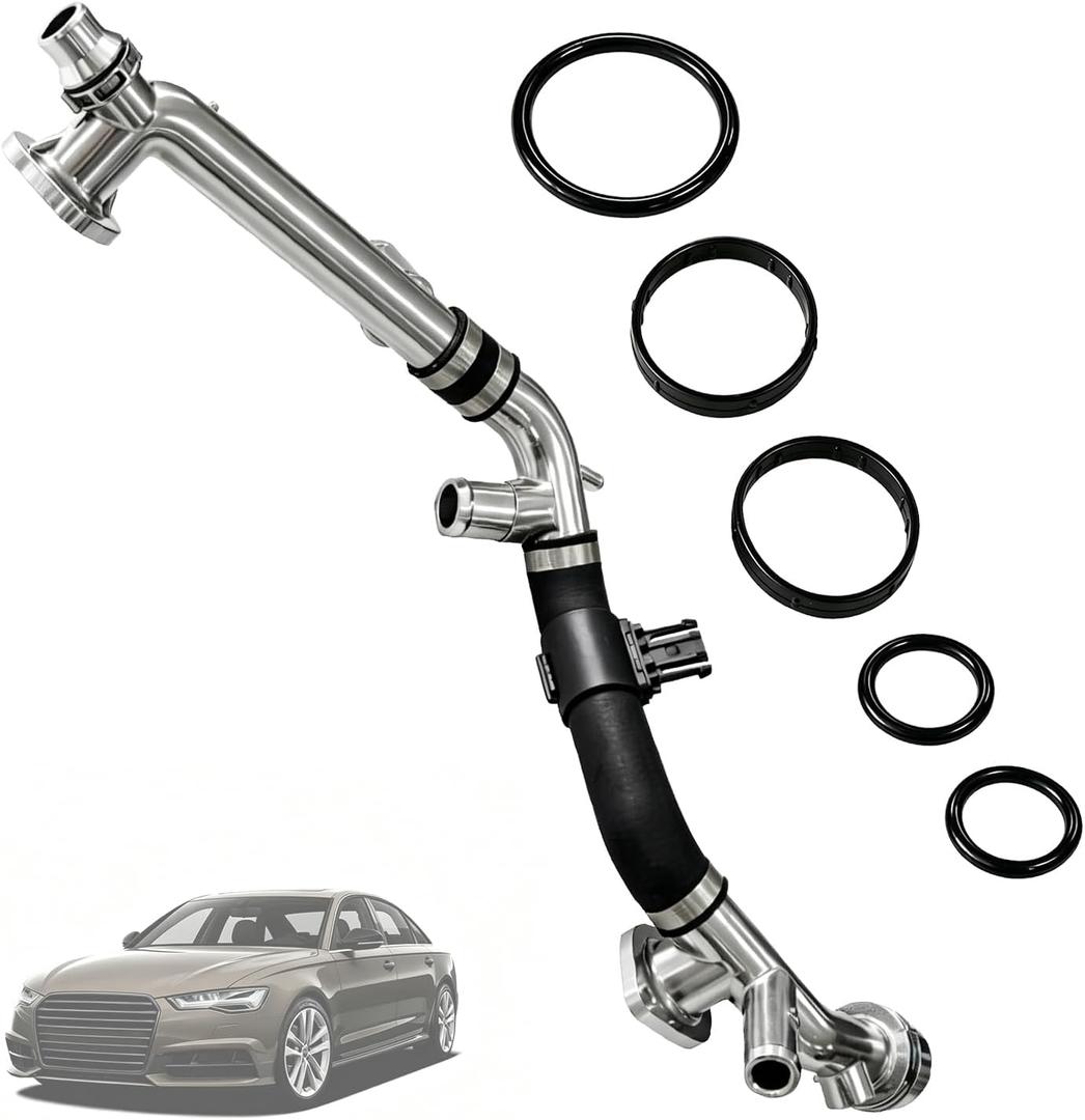 Aluminum Engine Coolant Radiator Pipe Water Hose Line for Q5 A4/A5 Quattro