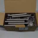 DenicMic Solar Lights Outdoor 10 Pack Waterproof 6000K Cold White LED Stainless Steel Stake Outside Lights for Yard Pathway Garden Driveway Walkway Landscape Path Lighting