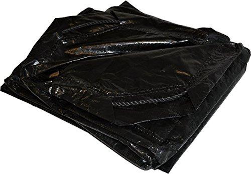 9' x 9' Dry Top Black Drawstring 8-mil Poly Tarp Item #500998