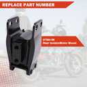 47564-99 Rear Isolator Motor Mount Compatible with Harley Dyna Super Glide Daytona Convertible Fat Bob Low Rider Switchback Street Bob Sturgis FXD / Wide Glide FXDWG 1991-2017