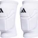 adidas Unisex-Adult Elite Volleyball Kneepads, White/Black, Medium