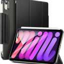 Sahara - ESR Folio Case for iPad mini (A17 Pro) iPad mini (6th Generation 2021), Black, (TB00041)