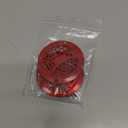 MECCANIXITY 2 Pcs 2inch Red Speaker Grill Mesh Plastic Woofer Guard Protector Dust Cover Red Decorative Circle Plastic Frame with Screws for Home Audio Car Speaker Replacement