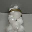 KI Store White Christmas Ball Ornaments, 20pcs 3.15-Inch, for Xmas Trees and Holiday Decor - Hooks Included