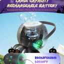 Bubble Machine - Halloween Bubble Maker for Kids with Big Bubbles Design, Multi-Color LED Light, 20oz CapacityUSB-C Rechargeable - Outdoor Toys for Toddlers Ages 3+ Boys Girls Party Birthday Gift