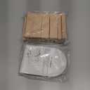 Frosted Blank Arch Acrylic Sign with Wooden Stands  10 Pack DIY Customizable Sign Kit for Wedding Table Numbers, Restaurant Party Bridal Shower (4x6 Inch)