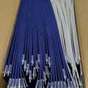 Two Pocket Folders, PANDRI 60 Pack Two Pocket Folders with Prongs, 3 Prong Folders Designed for Office and Classroom, Letter Size Darkblue