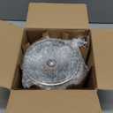 LISOS 2.5 Quart Non-stick Ceramic Sauce Pan with Lid, Small Milk Pots for Cooking with Pour Spout, Aluminum stock Pot Wood Handle for kitchen, PFAS-Free, White