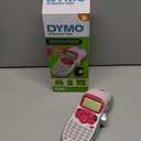DYMO LetraTag LT-100H Handheld Aesthetic Label Maker, ABC Keyboard Label Printer with Easy-to-Use, 13 Character LCD Screen, Great for Home & Office Organization, Pink