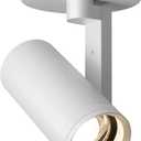 Aisilan White LED Zoomable Ceiling Spotlight 12W Dimmable Adjustable Beam Angle 10-55 Swivelable Angle CRI 97 Matt Aluminum Accent Lamp for Corridor Mural Living Room, Warm White 3000K