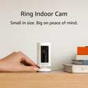 Ring Indoor Cam (1st Gen), Compact Plug-In HD security camera with two-way talk, Works with Alexa - White