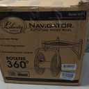 Liberty Garden 710 Navigator Rotating Garden Hose Reel, Holds 125-Feet of 5/8-Inch Hose - Bronze & 712 Single Arm Navigator Multi-Directional Garden Hose Reel, Holds 125-Feet of, 5/8-Inch, Bronze