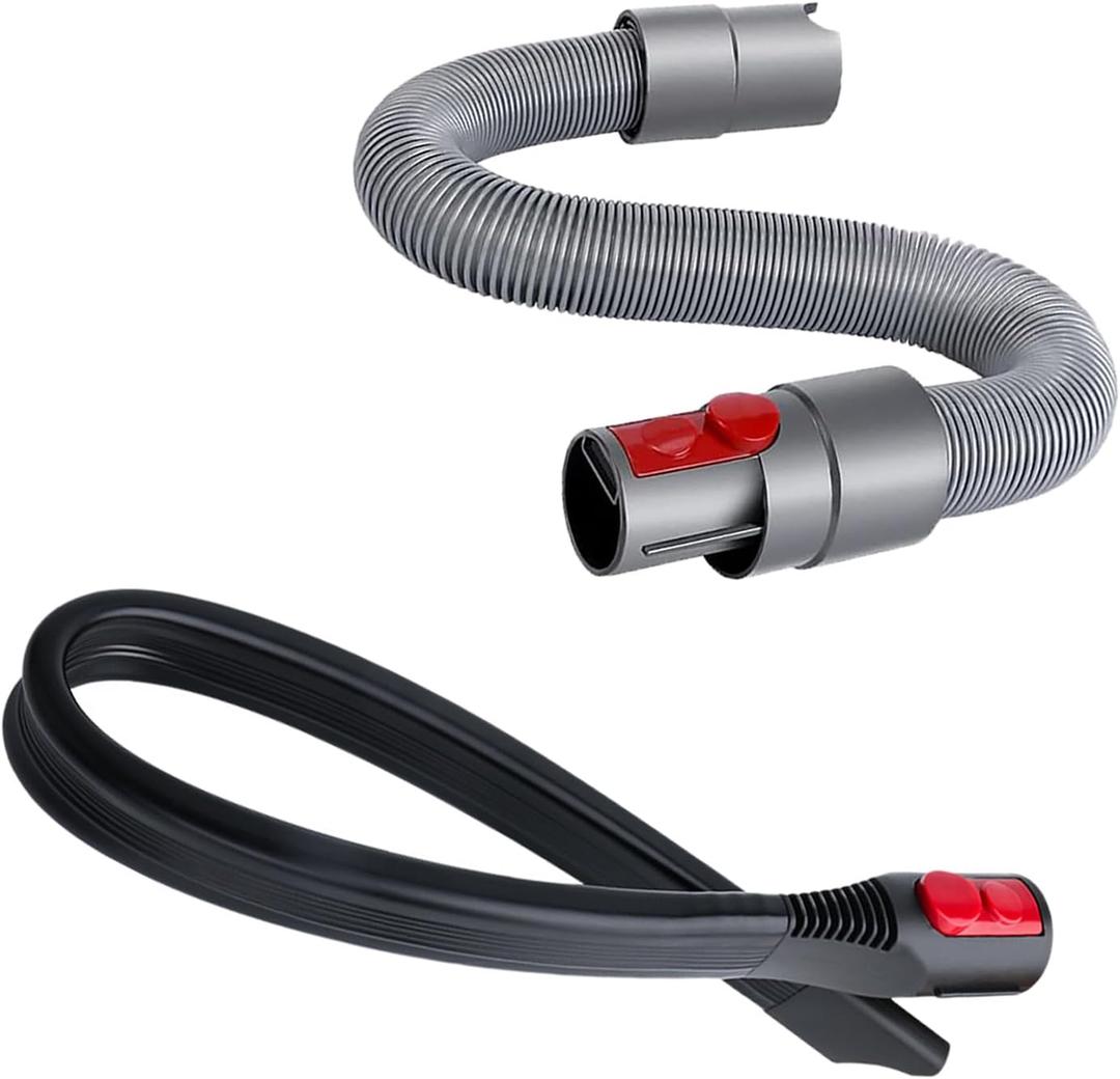 23'' Flexible Crevice Tool & Extension Hose Attachments for Dyson GEN5 V15 V12 V11 V10 V8 V7 Cordless Vacuum, Perfect Cleaning Replacement Accessories Bundle for Dryer Vent,Car Detailing,Corners,Gaps