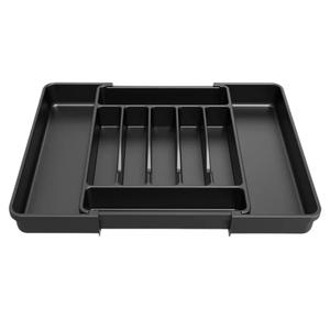 Extra Large Expandable Silverware Organizer, BPA-Free Food-Safe Cutlery Drawer Organizer with Adjustable Width for Spoons Forks Knives
